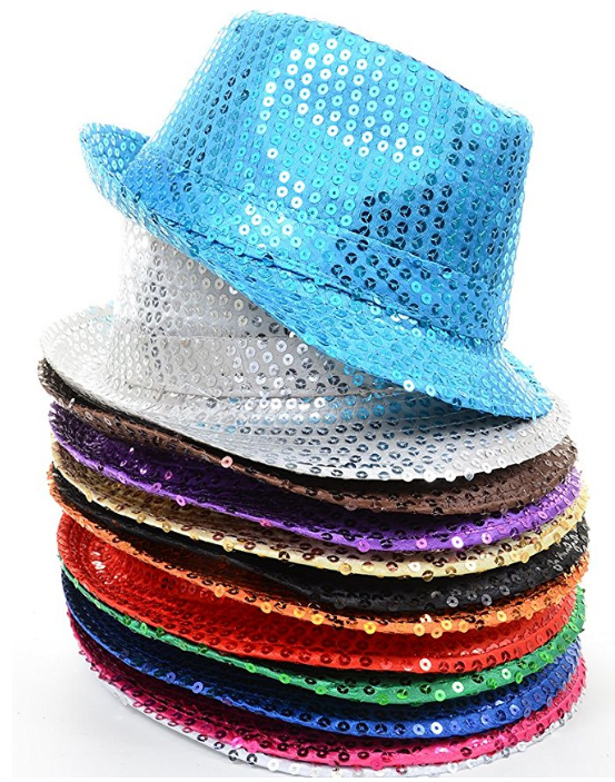 Sequin Fedoras hat, Jazz Cap,performance led hat,USA flag hat,flashy hat,led flashy cap,neon glow hat,neon glow cap