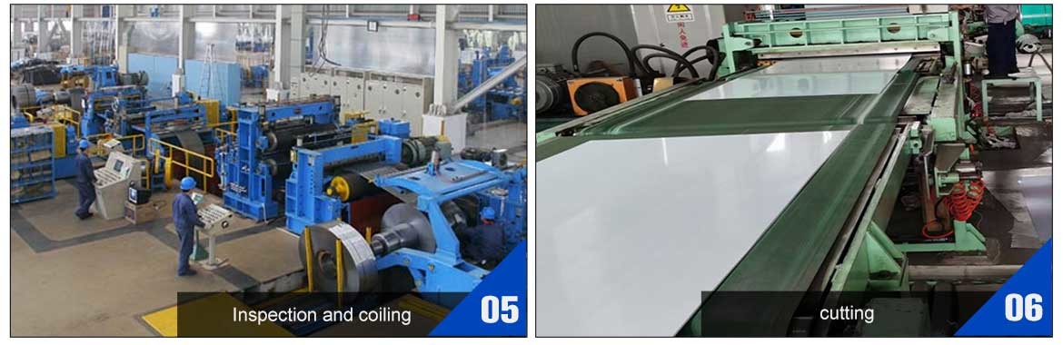 production process high quality galvanized steel sheet