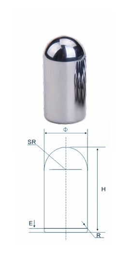 high pressure grinding roll spare part - carbide stud
