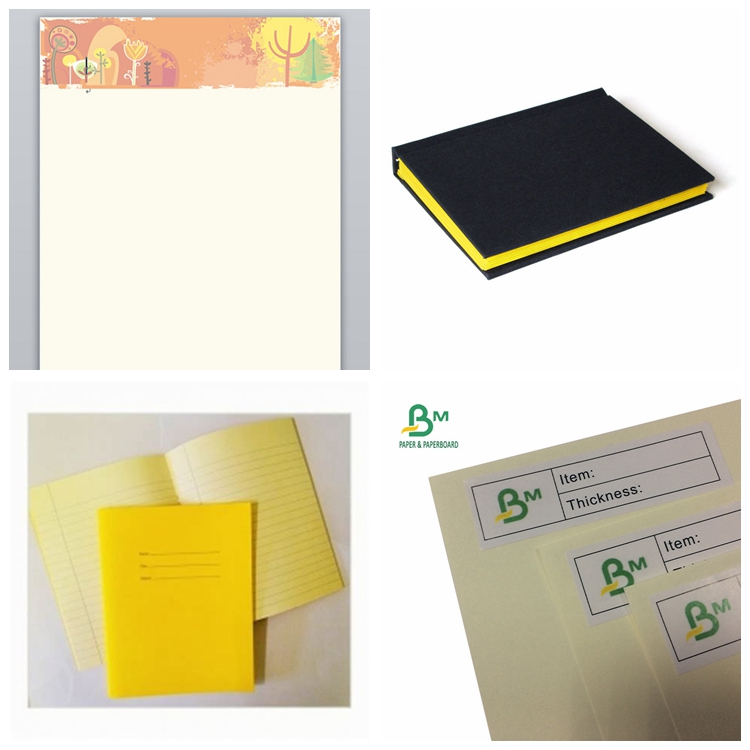 color offset paper, color bond paper, bristol paper board, cream paper, beige writing paper