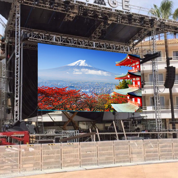 outdoor rental led display front service p3mm