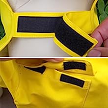 6.Adjustable Velcro Belly Strap and two pockets for storage if needed. 