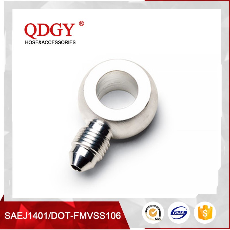 qdgy -3 -4 AN & SAE Brake Adapter Fittings 7/16 BANJO BOLT TO -3AN ( GM STYLE )