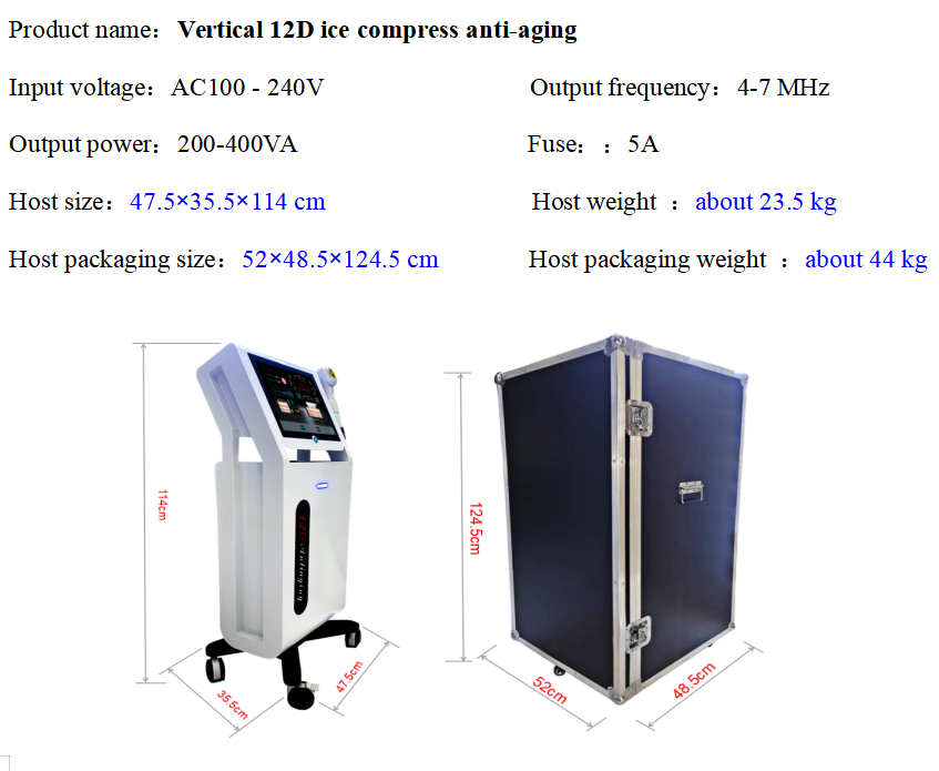 2024 Anti-aging 20000 Shots Smas Skin Tightening Anti-aging Machine 12D with iced function 1 Year Warranty 7
