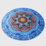 Customized Pattern Natural Rubber Mat / Mandala Printed Meditation Mat