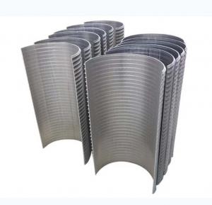 China Stainless Steel Wedge Wire Screen Mesh V Shaped Line High Capacity Sieve Bend Screen on sale 