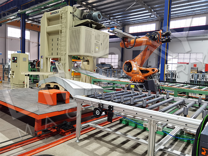 Cantilever Structure Automatic Perforated Cable Tray Roll Forming Production Line