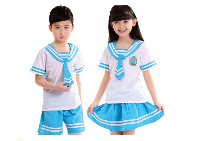 Lapel Collar Custom School Uniform Elementary School Students Clothes