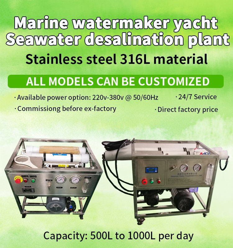 Water Maker Boat Marine Sea Water Maker for Yacht or Fishing Sailboat