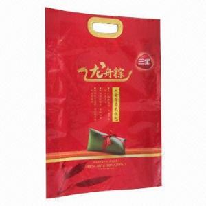 China Food Packaging Bag, Capacious Handle Bag for Rice Packaging, Customized Shapes and Designs Accepted  on sale 