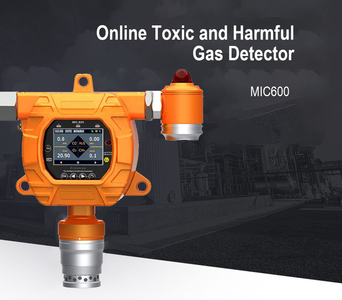 MIC600 Online VOC Fixed Gas Detector Industrial Leak Detection Pid Sensor 0