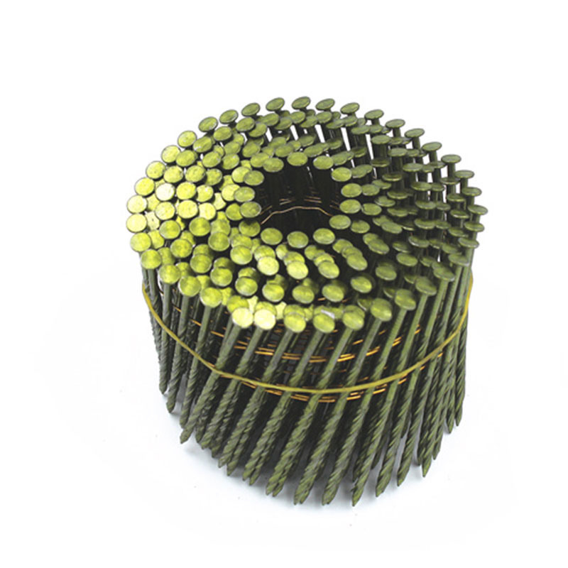 2.3*45mm 16 Degree Galvanized Wire Welded Coil Screw Nails