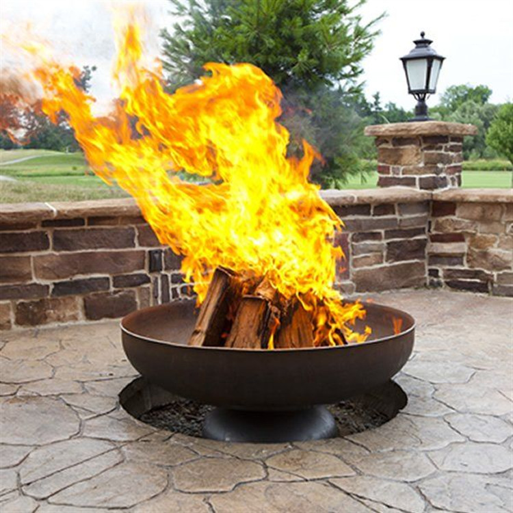 Outdoor Furniture Wood Burning Fire Pit Heater Backyard
