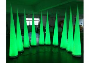 China Colorful Inflatable Light Tube Cone Shape For Party Ornament 3 Years Warranty on sale 