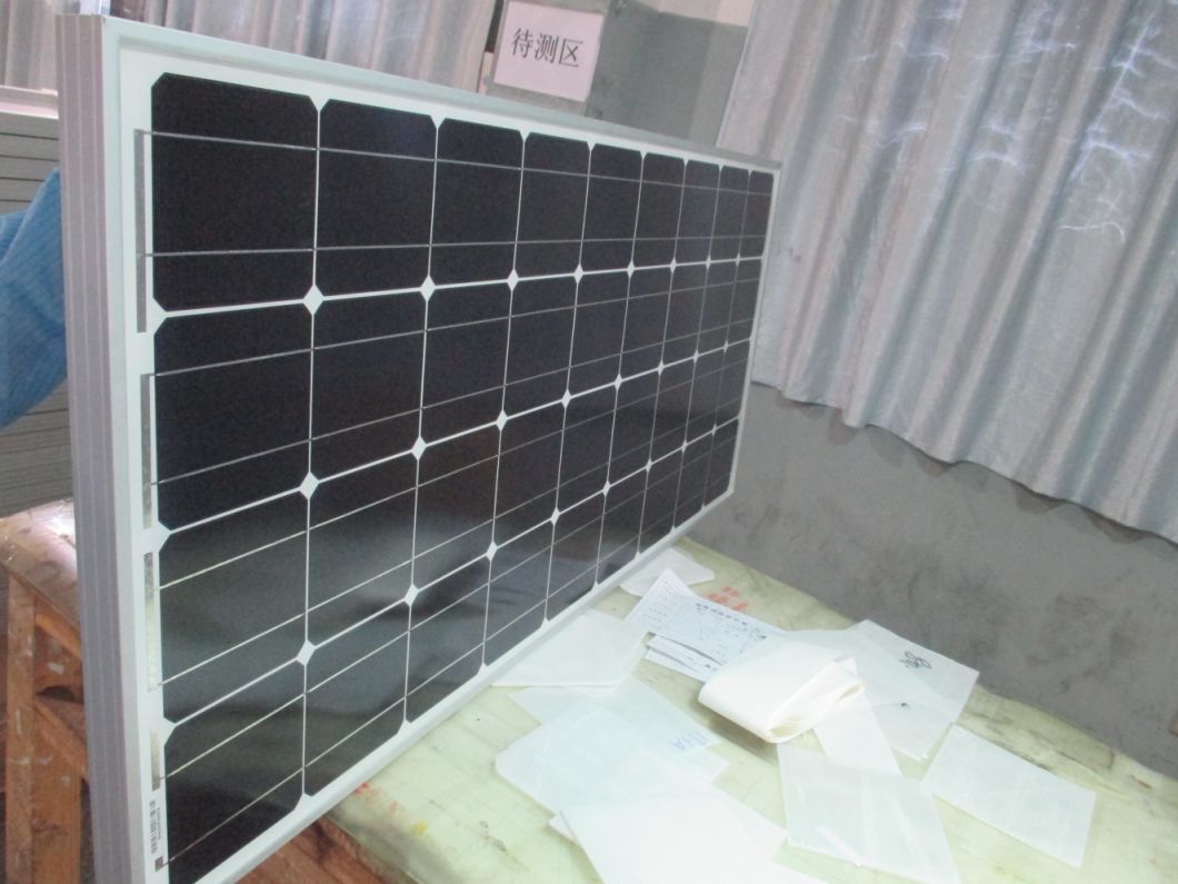 12V 100W Mono Solar Panel for Home Solar System