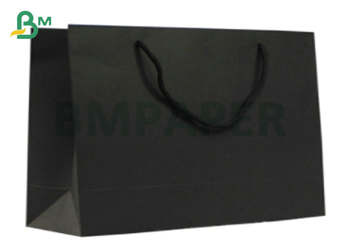 110gsm 350gsm Uncoated Black Paper For Shopping Bag 1000mm Width Roll 
