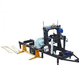 China Lumber Factory Bandsaw Wood Mill , T300mm Auto Horizontal Hydraulic Bandsaw Mill on sale 
