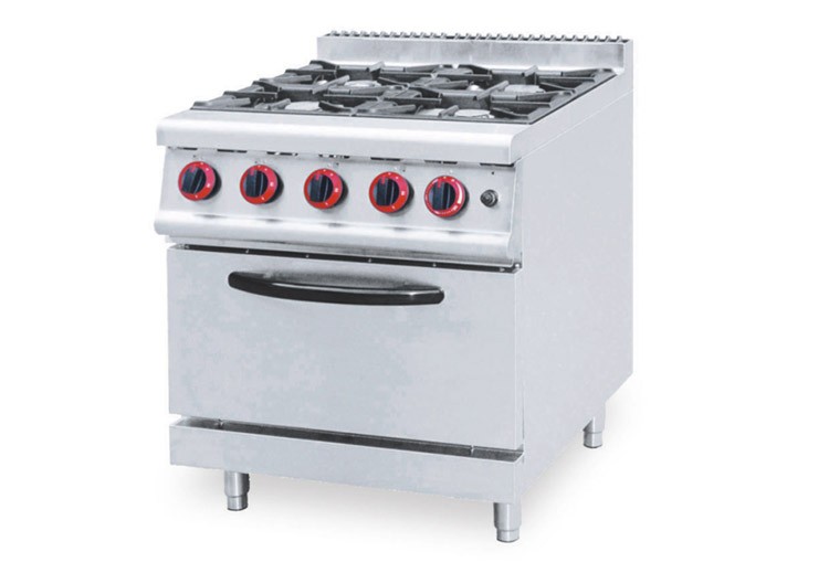 Hot sale kitchen appliance chinese 4 burner gas range gas stove with oven-JUS-RQ-4