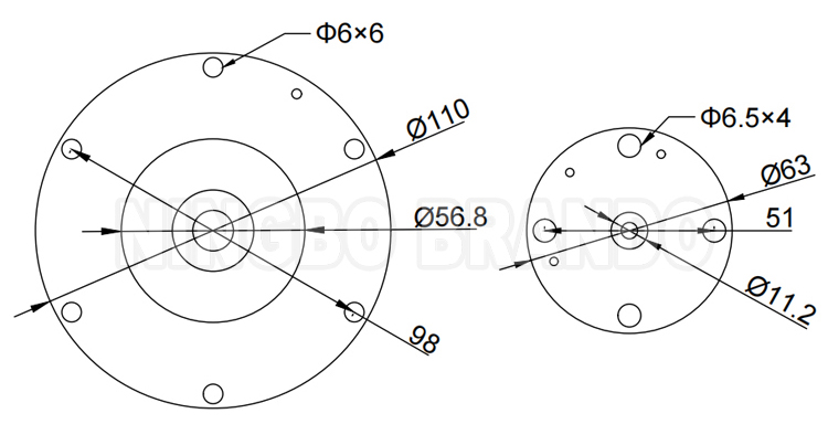 1-1/2'' Goyen TypeK4502 (M2162) K4504 (M2187) CA/RCA 45 Diaphragm Repair Kit dimension
