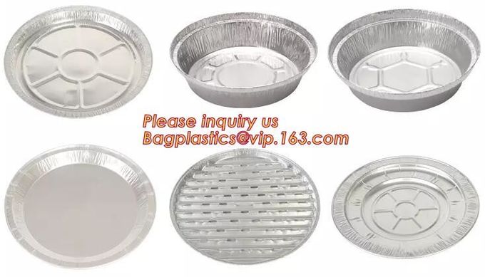 Rectangle Shaped Disposable Aluminum Foil Pan Take-Out Food Containers With Aluminum Lids/Without Lid 15