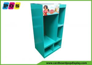 Retail Shelf Fsdu Cardboard Floor Displays With Pockets For Kids