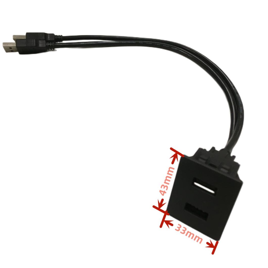 Sample Custom Manufacturer Aux Car Dash Mount Cable Car USB