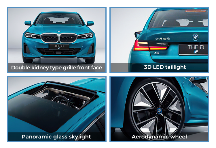 Double kidney type grille front face Panoramic glass skylight 3D LED taillight Aerodynamic wheel