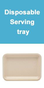 Disposable serving tray