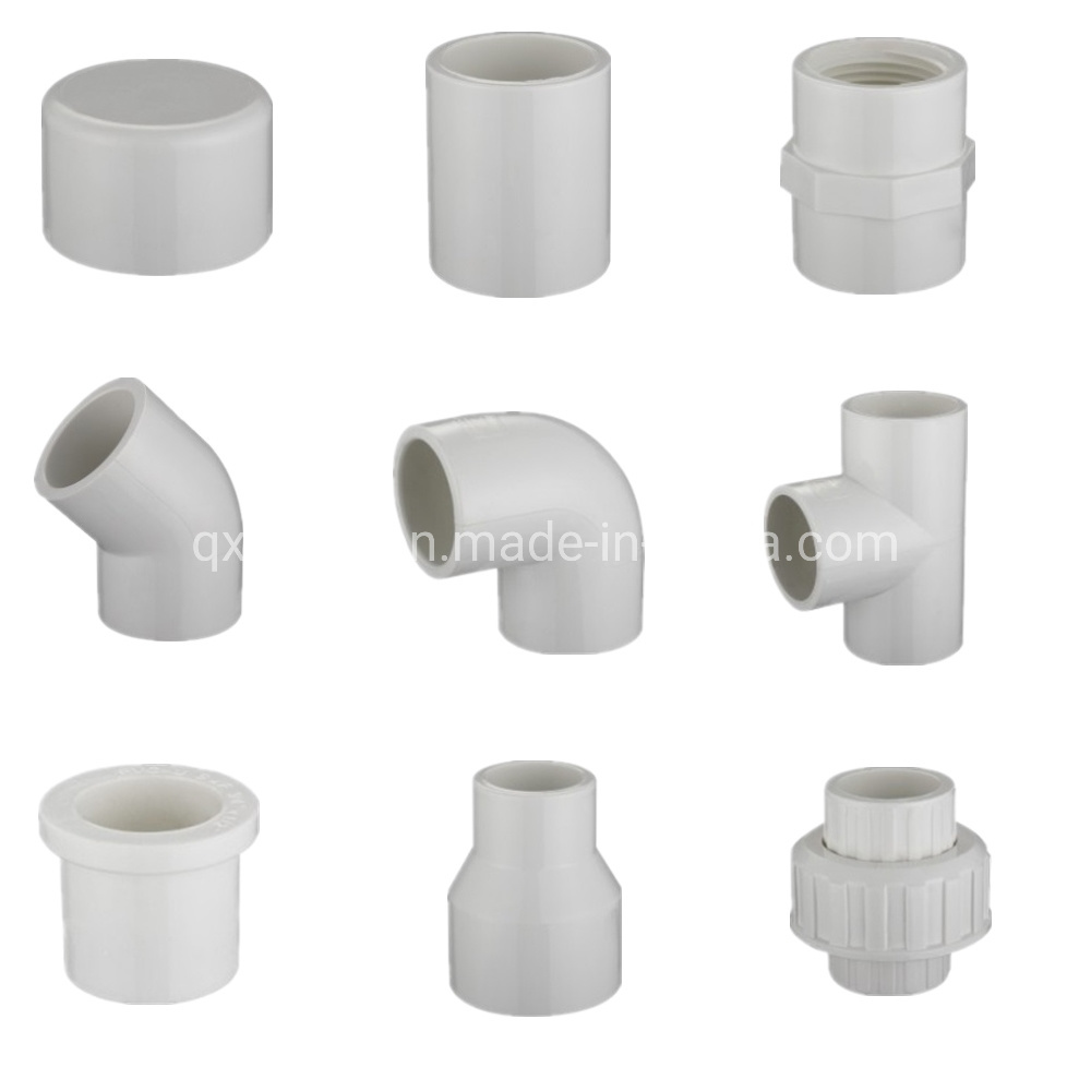 Water Supply NBR5648 PVC Pipe Fitting DIN Standard Plastic Pipe Fitting