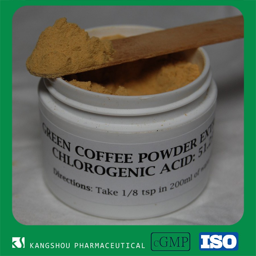 pure organic weight loss Slim product Green coffee bean extract Powder 50% Chlorogenic acids
