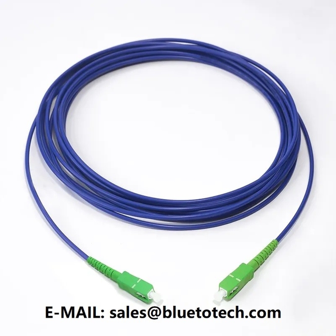 2mm 3mm Armored Fiber Optic Patch Cord LC to LC Fiber Optic Armroed Patch Cable Single Mode Simplex 3