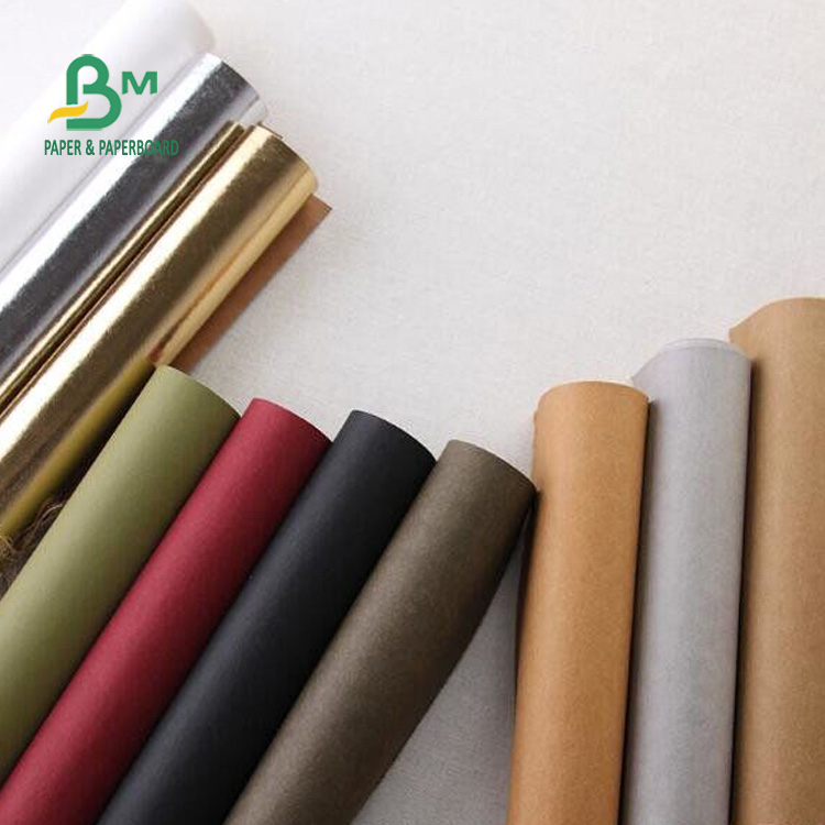 SGS Washable Kraft Paper Environmental Protection Material 150cm Width 0.55mm Thickness
