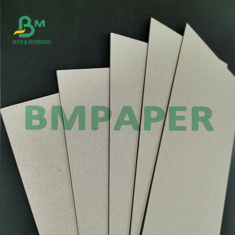 800g Gray Book Binding Straw Chipboard Recycled Wet Resistance Board For Packing