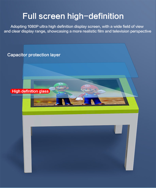 43'' Multitouch Coffee Table With Android / Windows System Interactive Table Screen Indoor