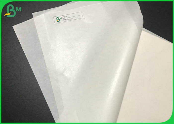 Printable 30grs 40grs One Side Gloss Coating MG Kraft Paper Jumbo Roll For Food Wrapper 
