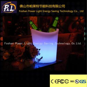 China Club / Bars / Party Clear Illuminated Ice Bucket Plastic Infrared Remote Control on sale 