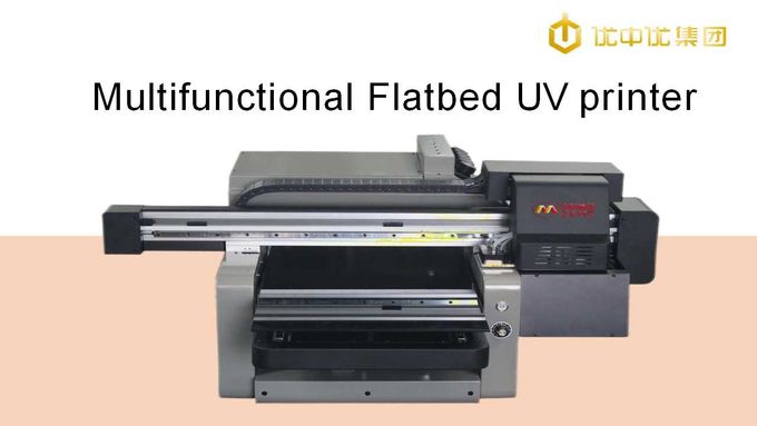 Full Automatic 5 Colors 60x40cm 120w Uv Flatbed Printer 0