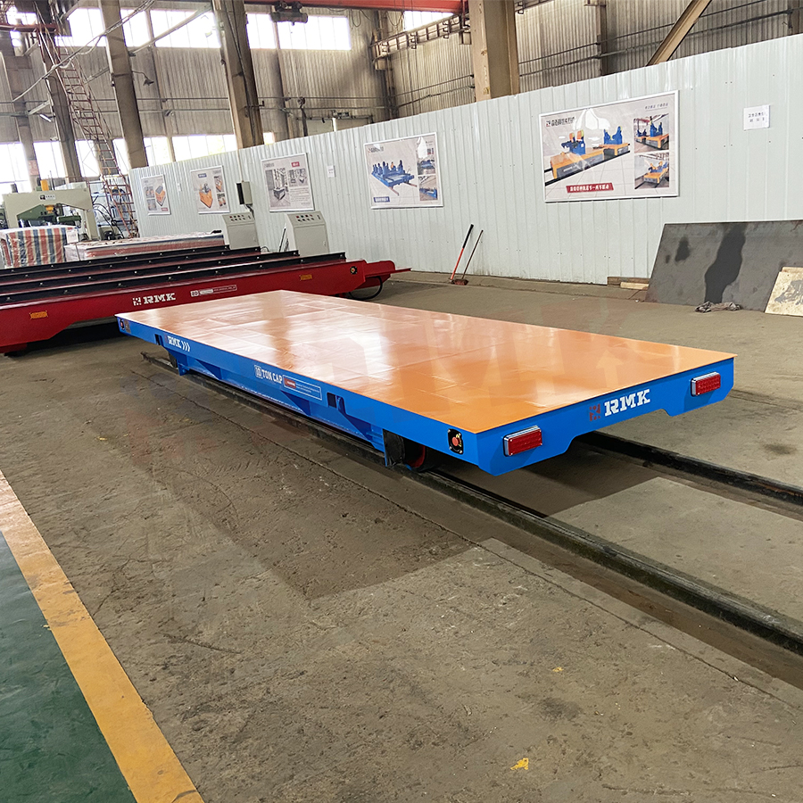 10 tons battery track steel pipe transport platform