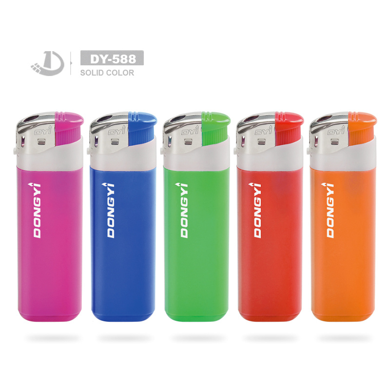 Dy-091 Mobile Phone Holder Disposable 588 Electronic Gas Lighter for Freeing Your Hands