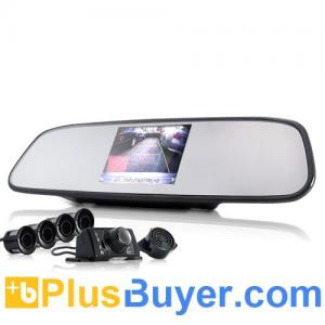 China Car Rearview Camera + Parking Sensor + 3.5 Inch Rearview Monitor on sale 
