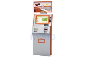 China Self Ordering Fast Food Kiosk 1.5mm Thickness Cold Rolled Steel Materials on sale 