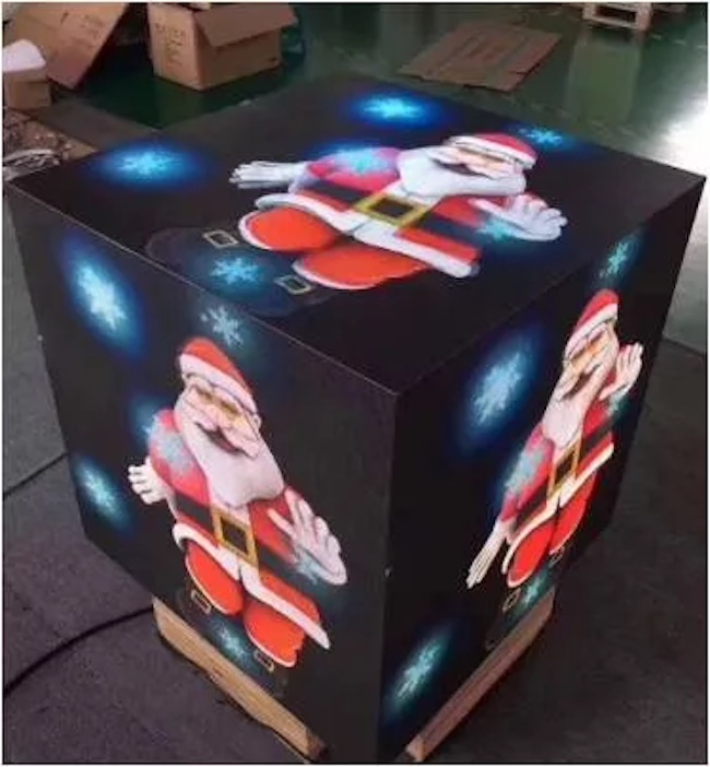 4 Sides Creative Cube LED P3.91mm Video Wall Display P2 P2.5 P3 1