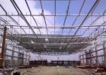 Tuyau d'acier structurel de conception de Mordern, encadrement adapté aux besoins du client de toit d'acier de construction