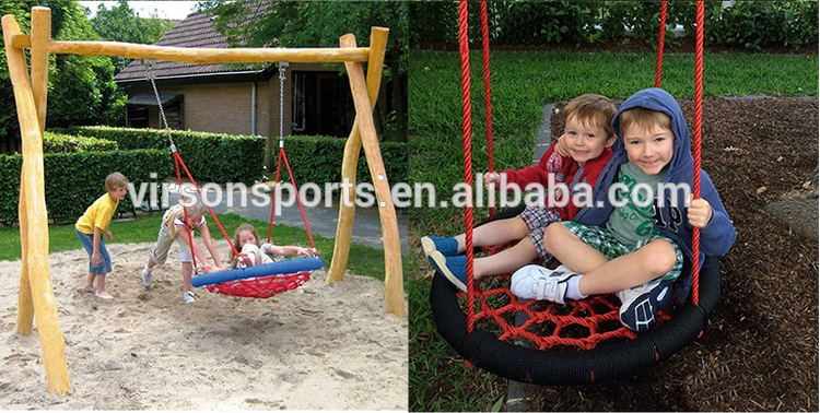 Ningbo Virson outdoor children swing. playground swing.tree swing.baby swing