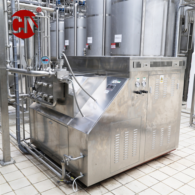 Factory Food Ultra-High Pressure Homogenous Emulsifying Equipment Homogenizer Homogenizing Machine for Juice Drinks Dairy Milk
