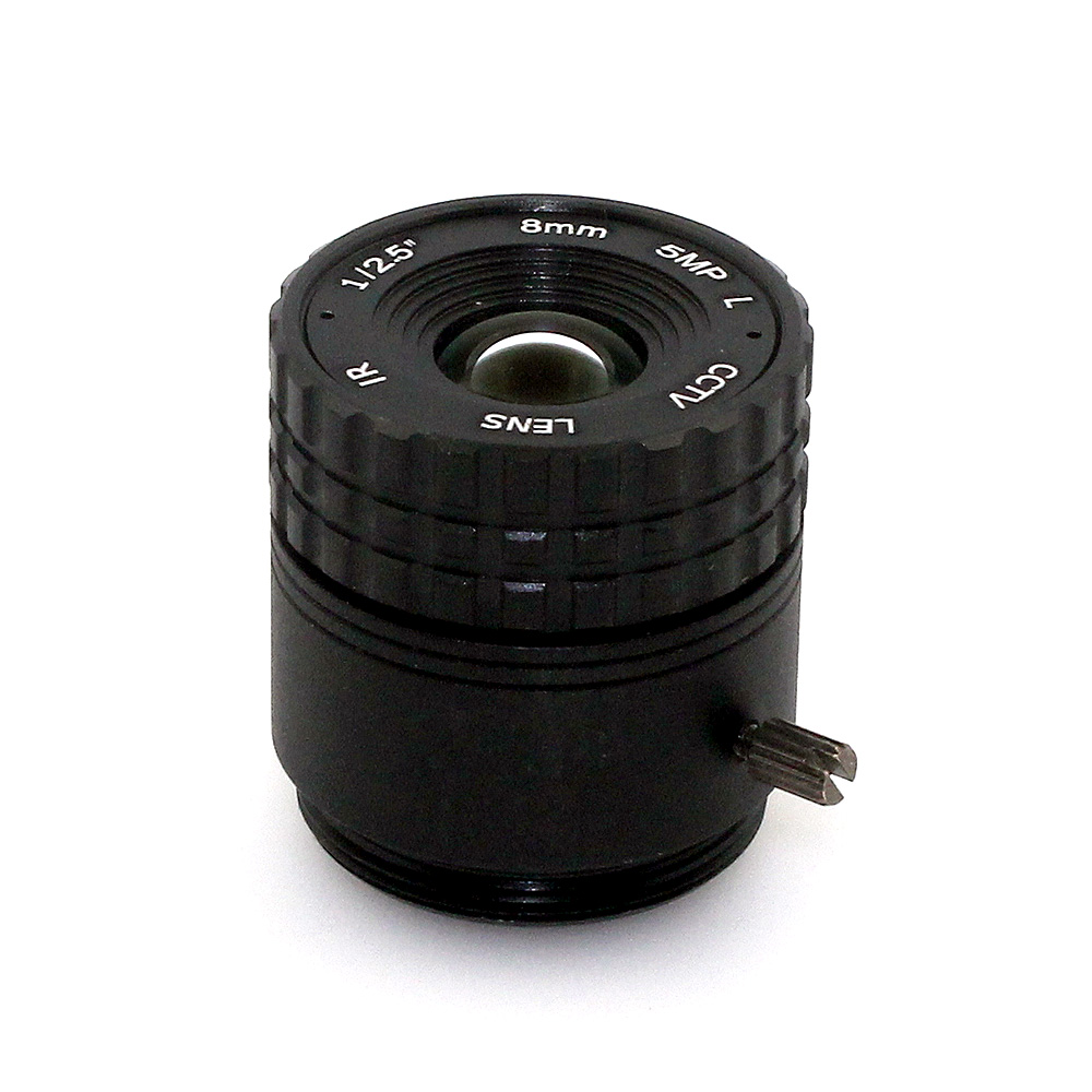 5MP 8mm Lens CS Mount HD 1/2.5 CCTV Camera lens for Day/night CCD/CMOS Security CCTV HD IP Camera, 1080P CVI Lens