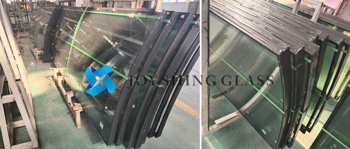 Bent LOW E safety insulated glass