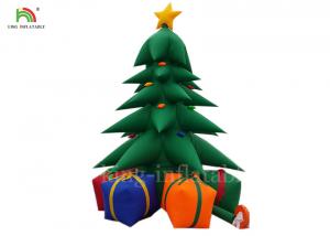 China 5 m High Inflatable Merry Christmas Tree Adverting Outdoor Decorate Portable on sale 