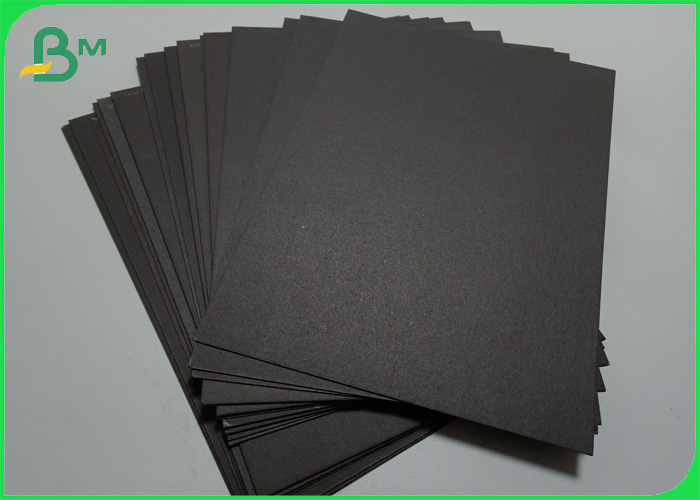 Uncoated Strong Solid Black Cardboard Sheets With 250gsm 300gsm