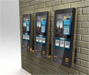 China Commande d'individu de kiosque de paiement d'écran tactile de 32 pouces fixée au mur pour le service rapide on sale 